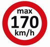 Geschwindigkeitsaufkleber R-Reifen 170 km/h 100Stück